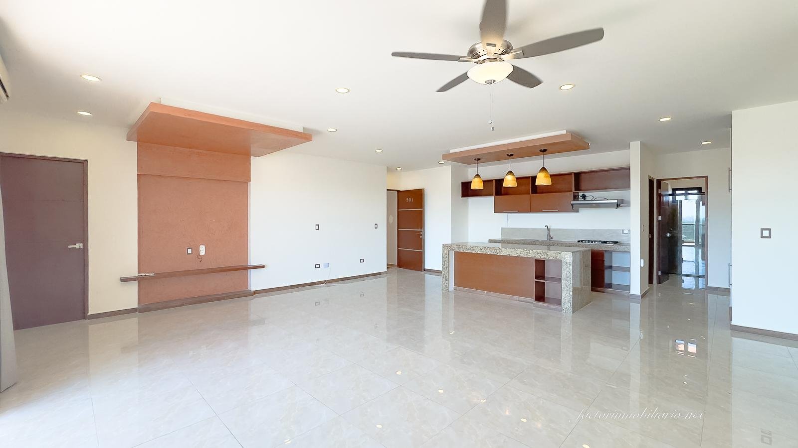 Departamento 3 Soles Av Acanceh | 3 Recámaras Sin Amueblar en Renta