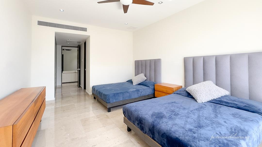 Departamento Allure Puerto Cancún de 3 Recámaras en Venta Amueblado