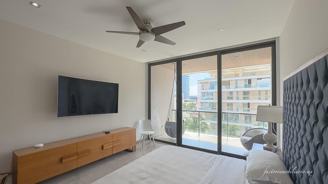 Departamento Allure Puerto Cancún de 3 Recámaras en Venta Amueblado