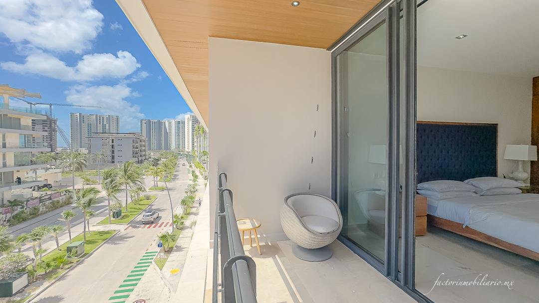 Departamento Allure Puerto Cancún de 3 Recámaras en Venta Amueblado