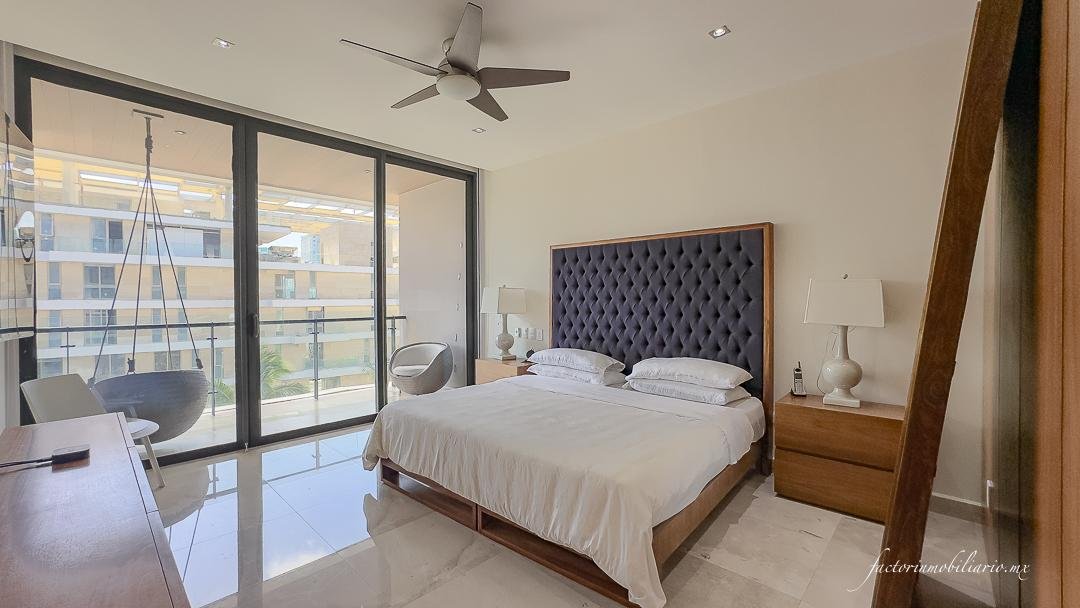 Departamento Allure Puerto Cancún de 3 Recámaras en Venta Amueblado
