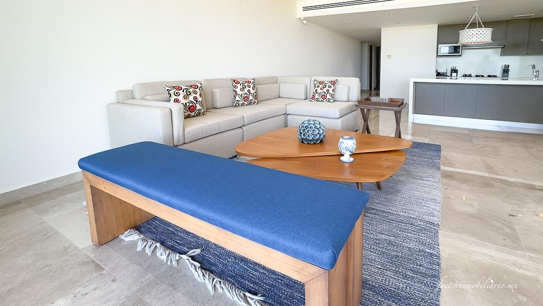 Departamento Allure Puerto Cancún de 3 Recámaras en Venta Amueblado