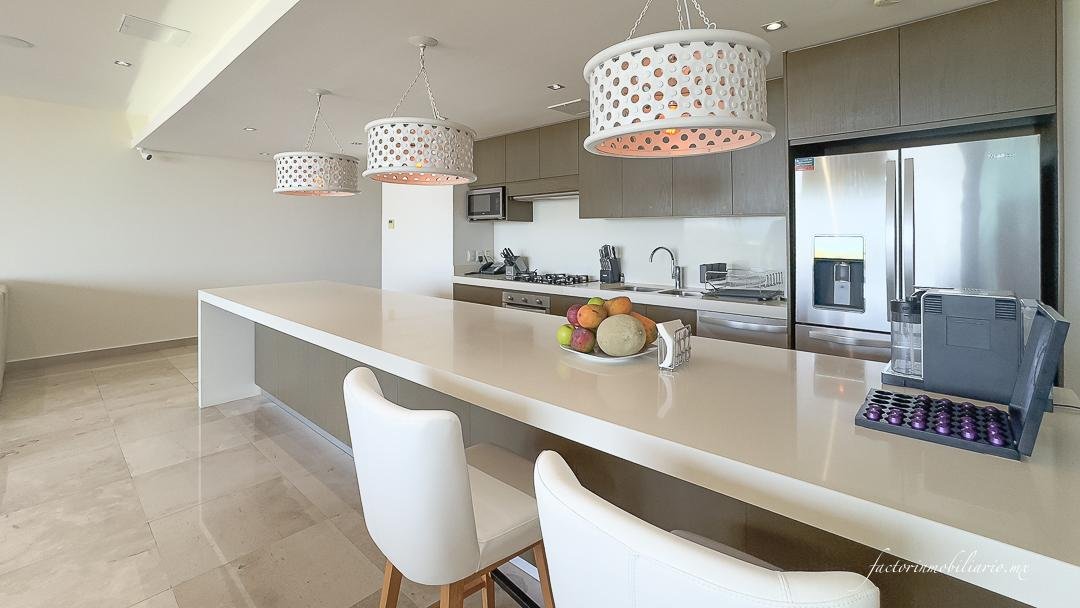 Departamento Allure Puerto Cancún de 3 Recámaras en Venta Amueblado