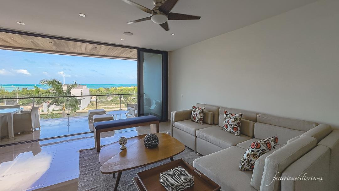 Departamento Allure Puerto Cancún de 3 Recámaras en Venta Amueblado