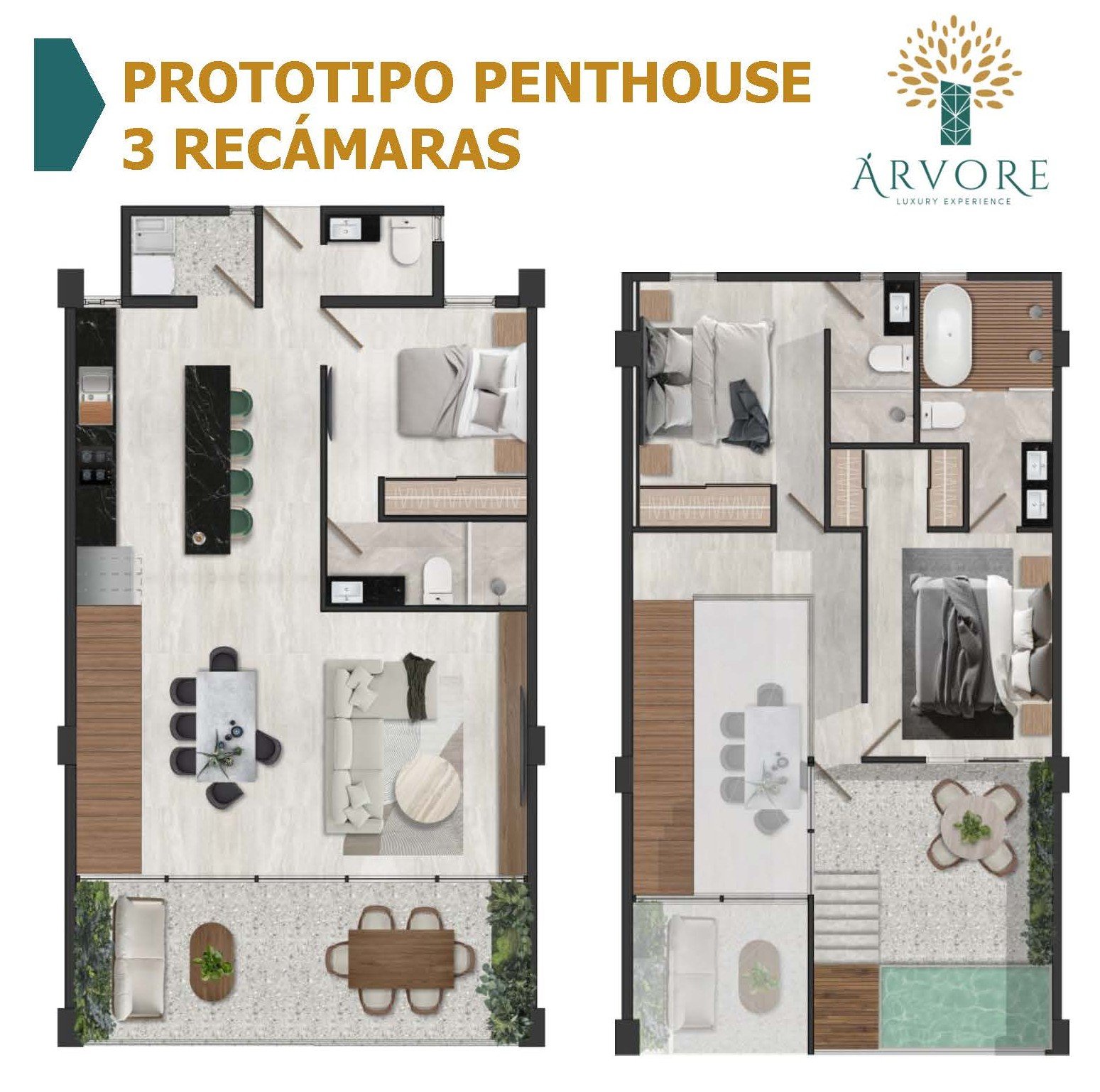 Árvore Huayacán Cancún | Departamentos