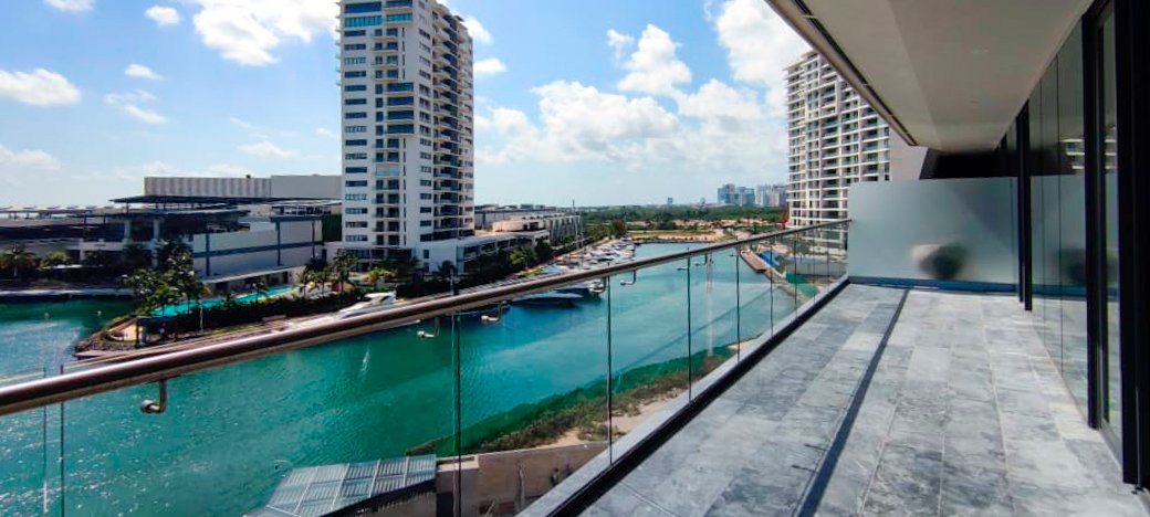 Shark Tower Puerto Cancún Departamento en Renta de 2 Recamaras y 242 m2