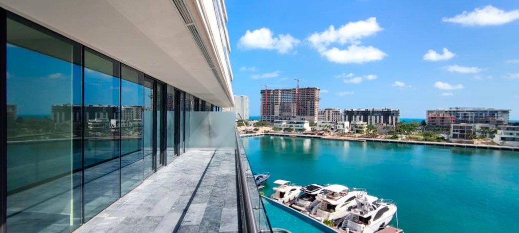 Shark Tower Puerto Cancún Departamento en Renta de 2 Recamaras y 242 m2