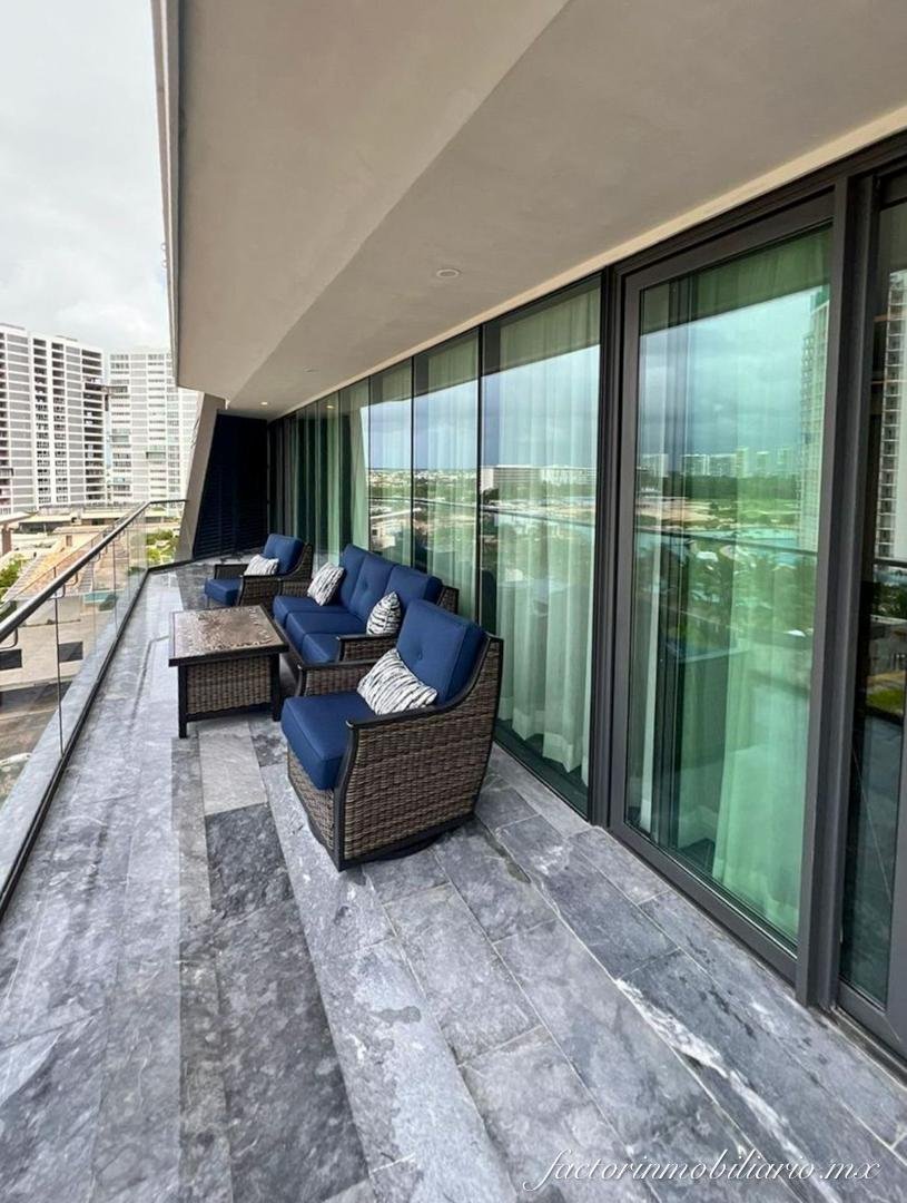 Shark Tower Puerto Cancún | Departamento en Renta Amueblado