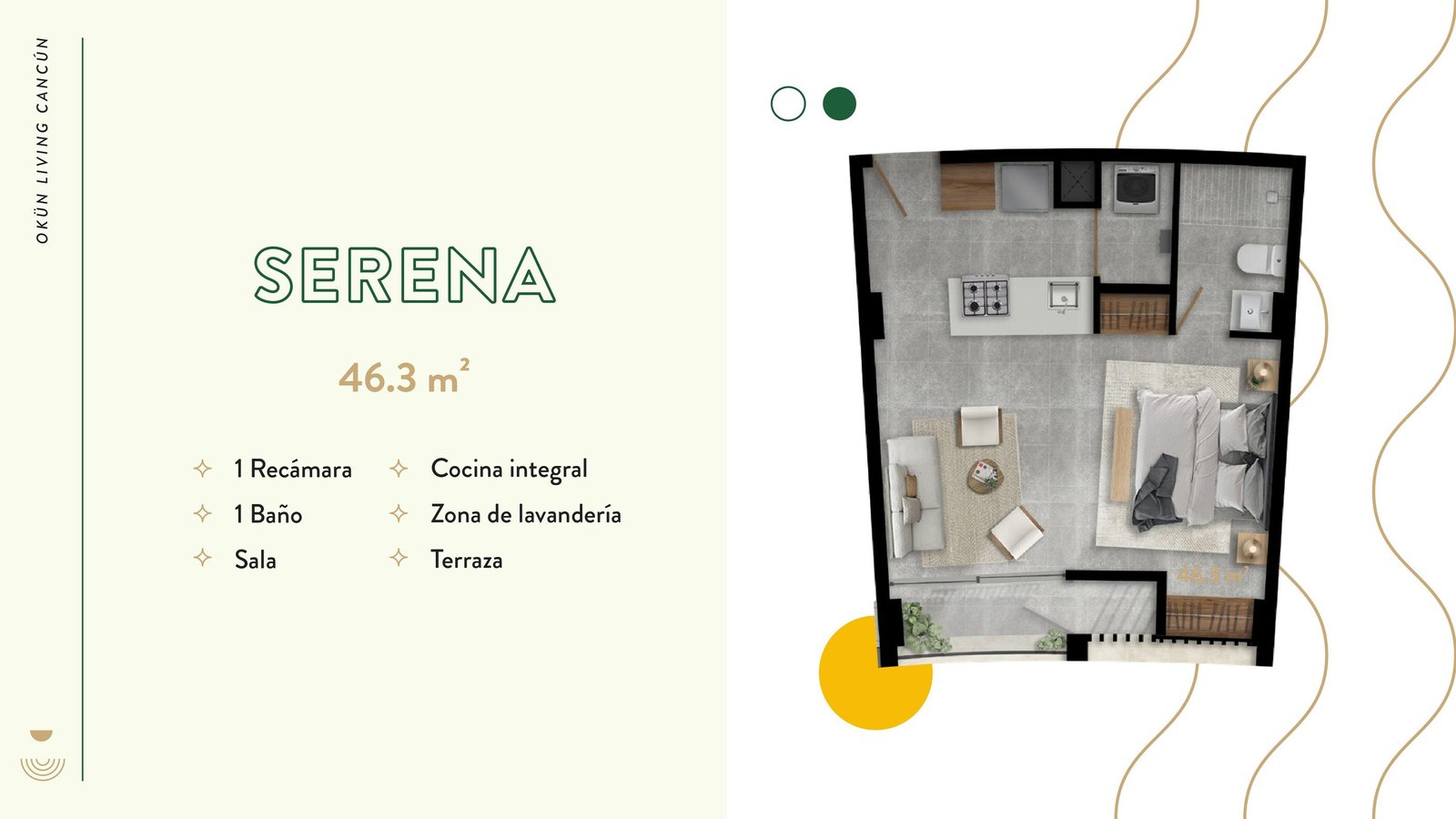Okün Living Cancún | Departamentos