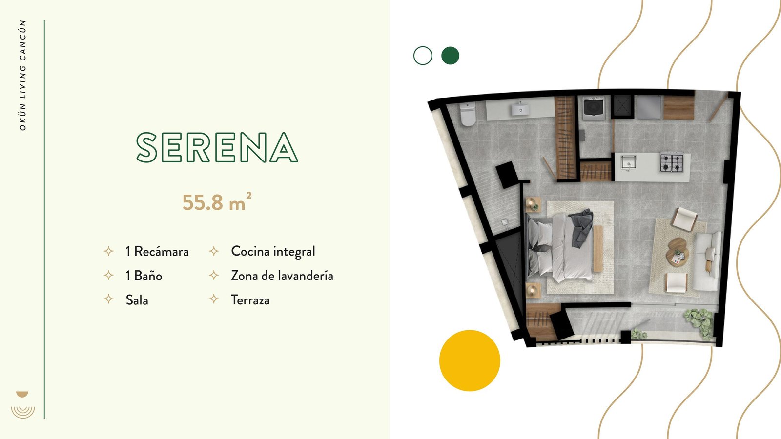 Okün Living Cancún | Departamentos