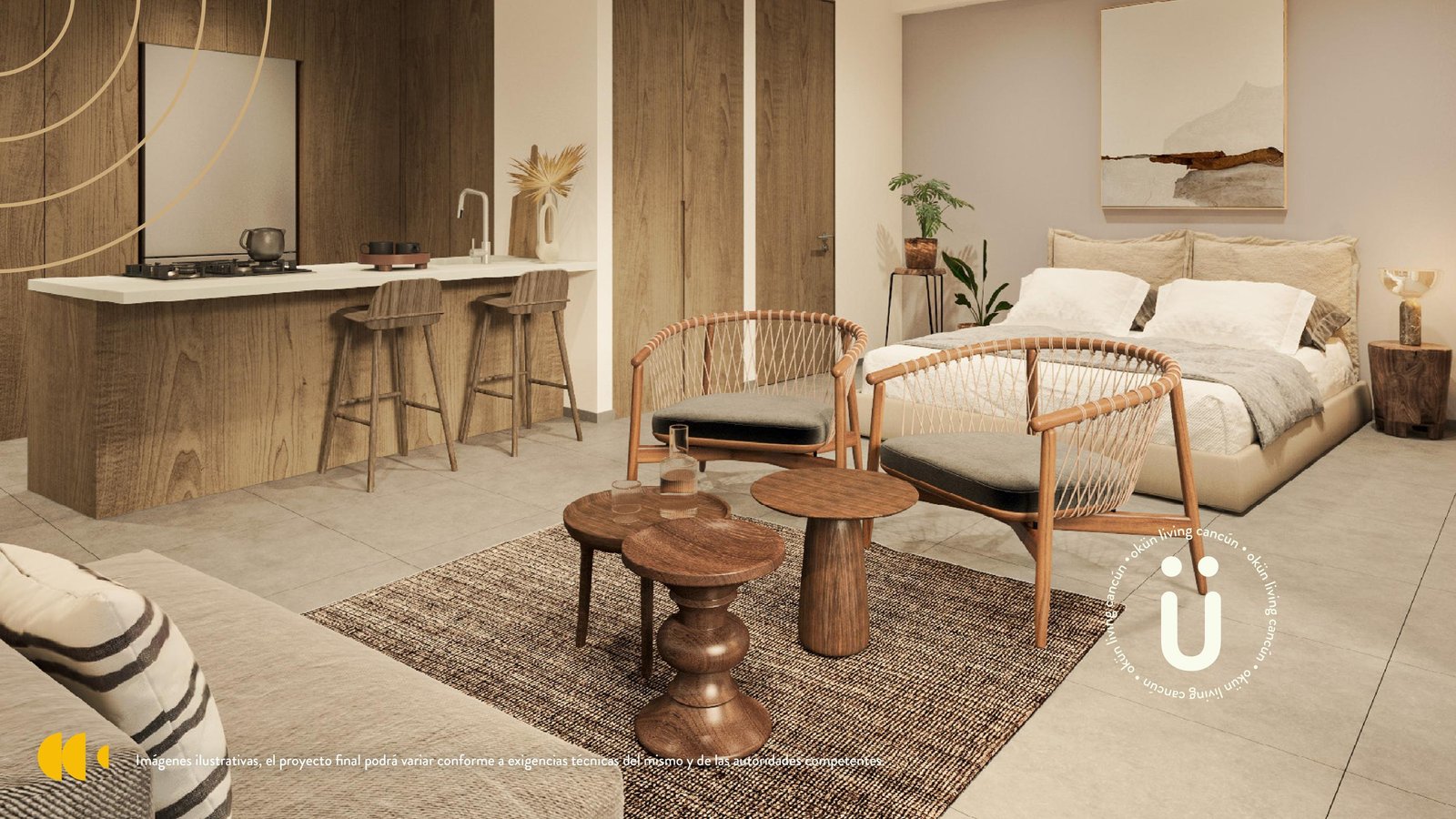 Okün Living Cancún | Departamentos