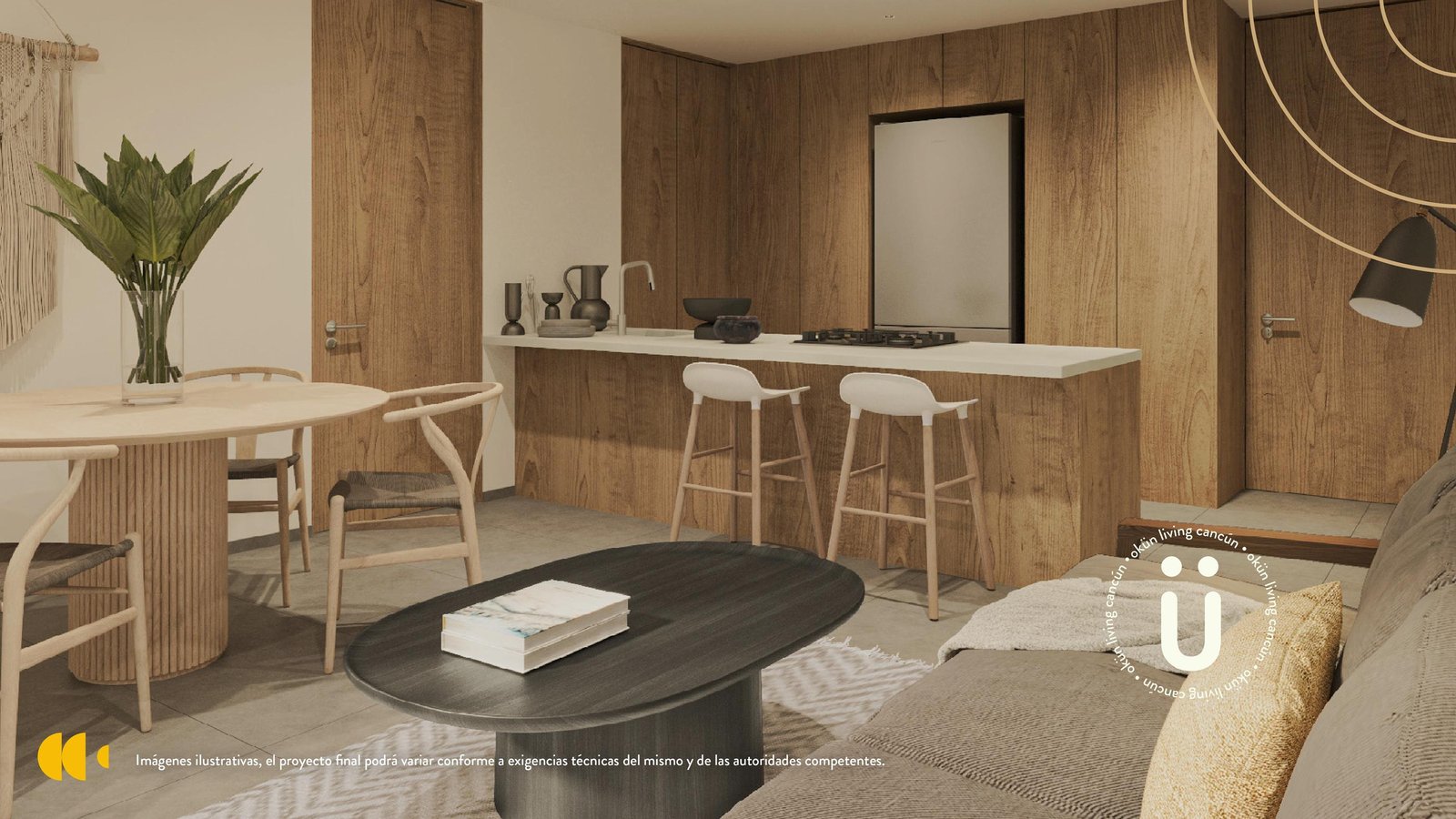 Okün Living Cancún | Departamentos