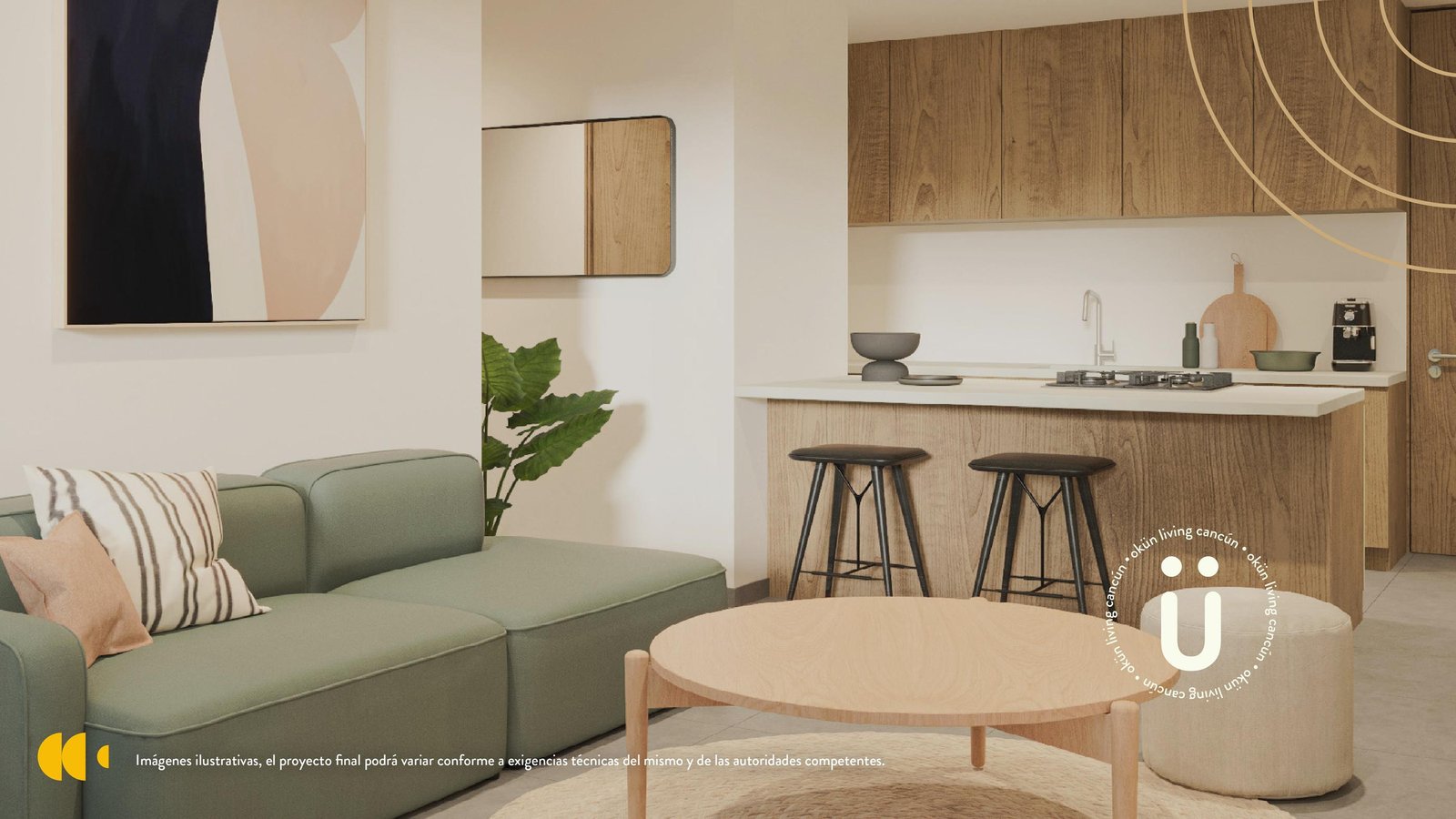 Okün Living Cancún | Departamentos