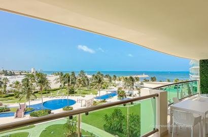 SLS Residences | Novo Cancún | Torre Apus | Departamento de 3 Recámaras en Venta Amueblado