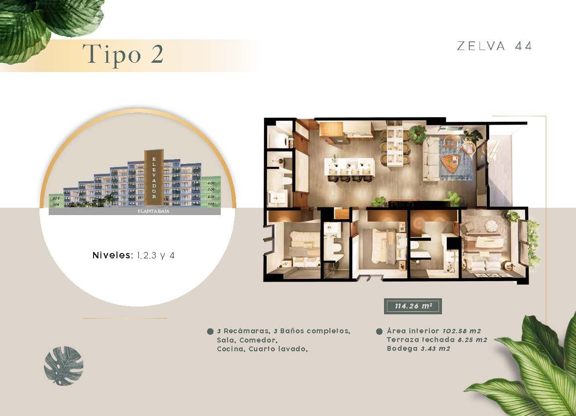 Zelva 44 | Departamentos